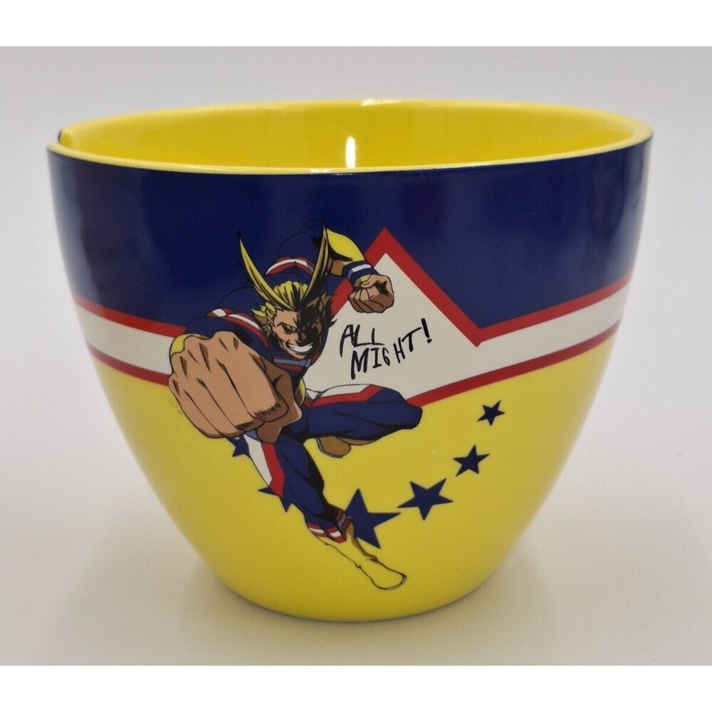 My Hero Academia Ramen Bowl 16oz All Might United States of Smash NO CHOPSTICKS